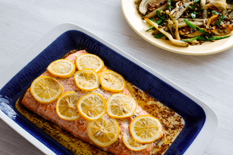 Keto Baked Salmon with Lemon Butter — Recipe