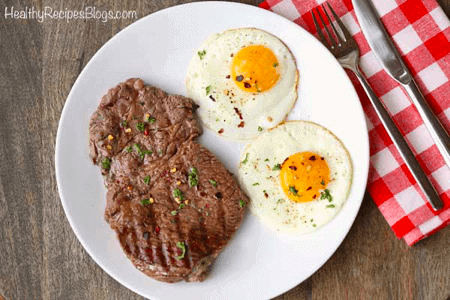 Steak and Eggs Breakfast Recipe